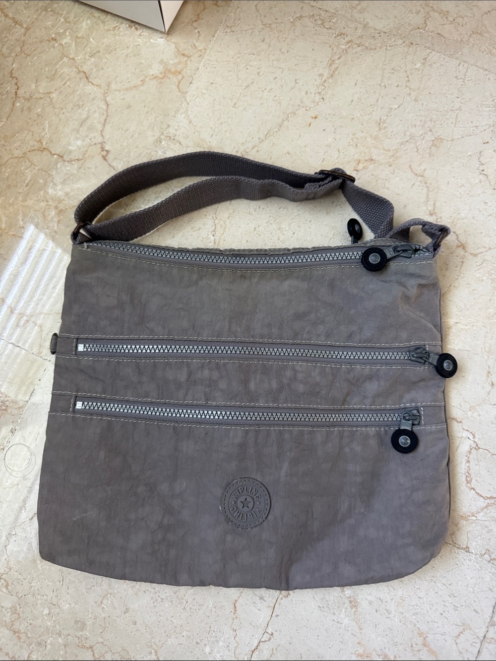 Kipling Small Crossbody Bag in Taupe